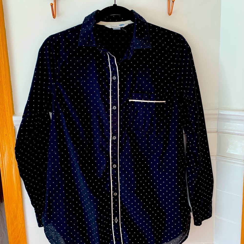 Polka dot tunic shirt